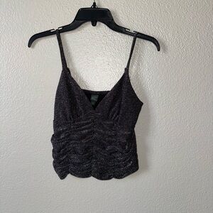 Wild Fable Black Glitter Camisole